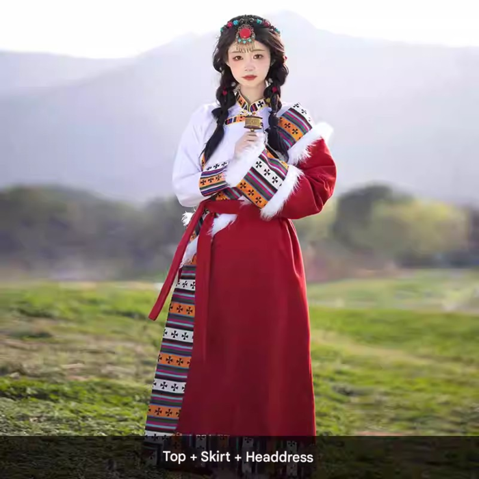 New Tibetan robes, Tibetan dance costumes New Tibetan robes, Tibetan dance costumes
