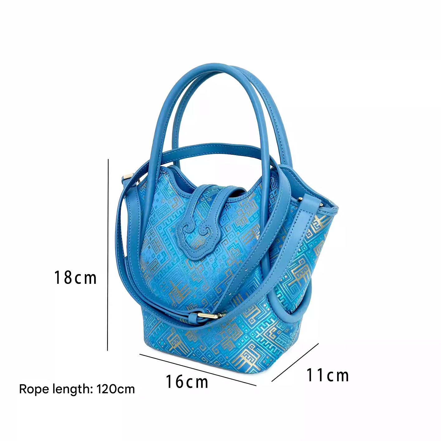 Blue Double Butterfly Pattern 