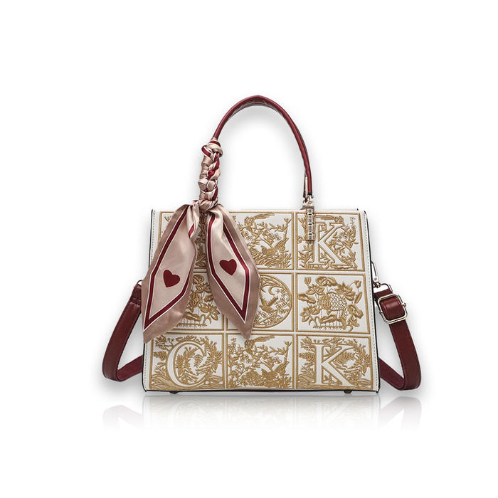 Embroidered women's bag crossbody bag embroidery real high-grade red festive bag handbag Embroidered women's bag crossbody bag embroidery real high-grade red festive bag handbag