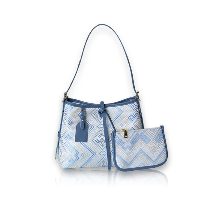 Plaid dragon beard bag cowhide shoulder crossbody handbag Mother's Day gift Plaid dragon beard bag cowhide shoulder crossbody handbag Mother's Day gift