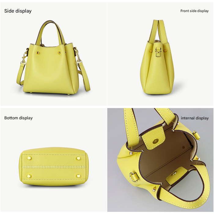Soft leather handbag made of genuine leather, women's bag DIY handmade bag, high-end material Soft leather handbag made of genuine leather, women's bag DIY handmade bag, high-end material