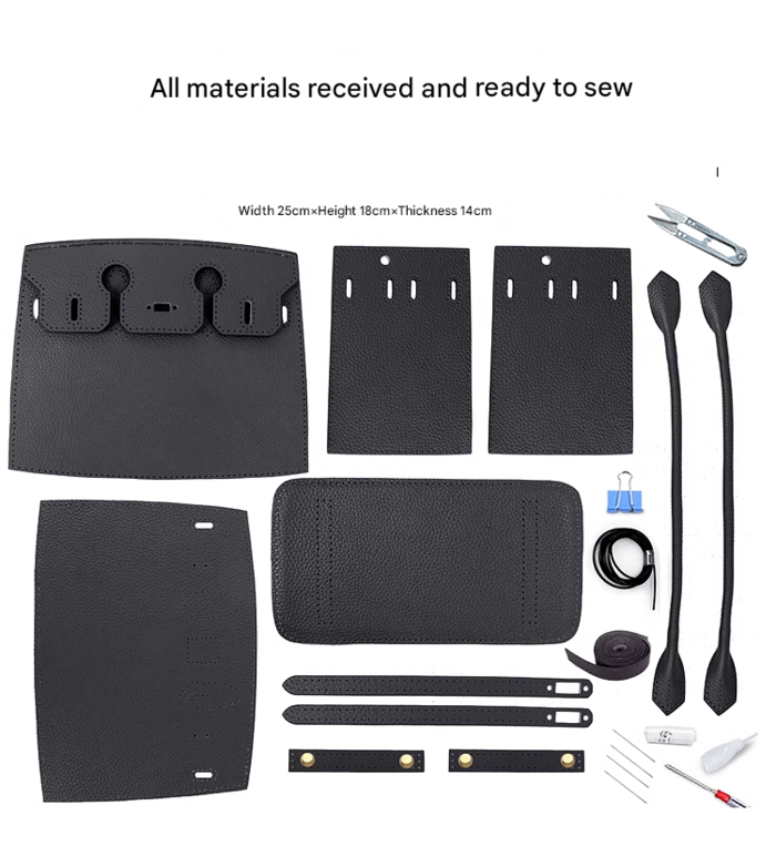 Top Grain Leather Inspired Birk Handbag DIY Kits Top Grain Leather Inspired Birk Handbag DIY Kits